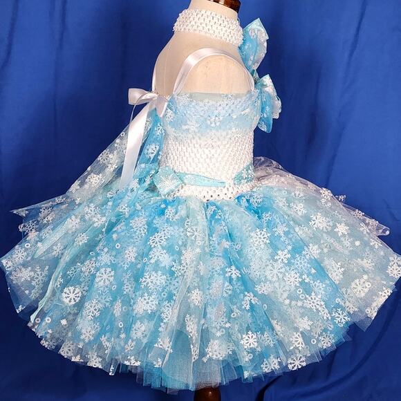 BLACK FRIDAY SALE 11.1 - 11.29 TuTu Dress & Headband Size 2/4T Handmade Lined - Picture 6 of 10